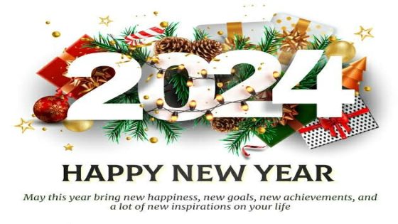 إليك أجمل رسائل تهنئة رأس السنة الميلادية الجديدة 2024 happy New Year